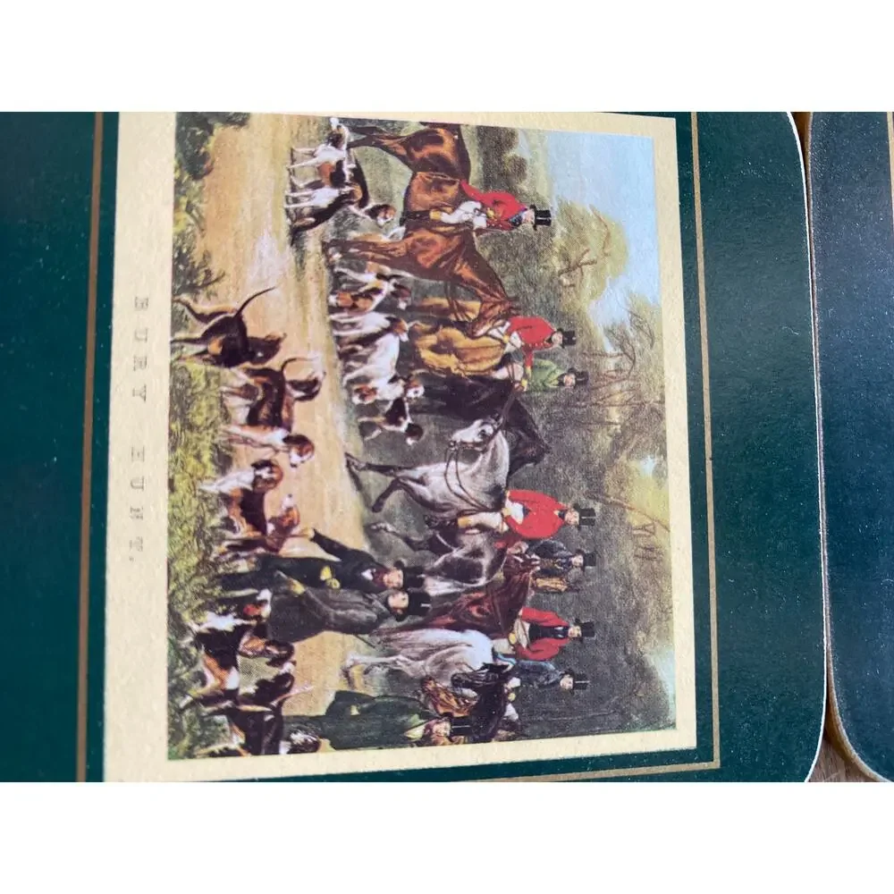 Vintage Ralph Lauren Inspired Coaster set of 6 New in original box